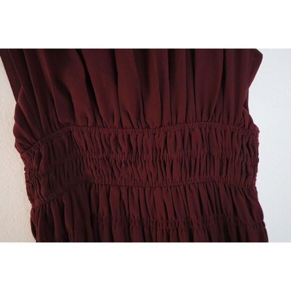 Derek Lam Burgundy Midi Dress XL sizing - Picture 10 of 13